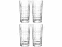 Leonardo Spiritii Trink-Gläser 4er Set, spülmaschinenfeste Wasser-Gläser,