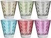 LEONARDO HOME Trinkglas Optic 6-er Set, Wasserglas, Saftglas, Glas Becher,