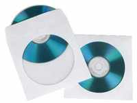 Hama CD-ROM Papierhüllen 50, Weiß