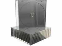 MediaRange BOX21-M Leerbox für CD (50-er Stück) schwarz