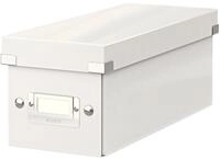 Leitz Click & Store WOW schmale Aufbewahrungsbox mit Deckel, Box zur CD...