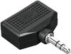 Hama Audio-Adapter, 3,5mm-Klinkenstecker auf 2 x 3,5mm-Klinkenkupplung (zum...
