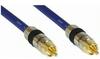 InLine 89450P Cinch Kabel AUDIO, PREMIUM, vergoldete Stecker, 1x Cinch Stecker /