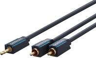 Clicktronic 3,5-mm-AUX-auf-Cinch-Adapterkabel, stereo / MP3 Audio