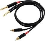 Cordial CFU 0.9 PC Cinch-Klinkenkabel 0, 9 m