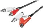 Goobay 50214 Stereo Cinch Kabel 2x Cinch Stecker auf 2x Cinch Stecker mit...