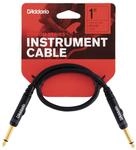 Planet Waves PW-PC-01 Custom Serie Patchkabel 0,305 m (1 Fu&szlig;) schwarz