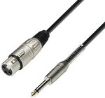 Adam Hall Cables 3 STAR MFP 0100 Mikrofonkabel XLR Female auf Klinke TS | 1 m