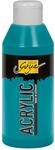 KREUL 84217 - Solo Goya Acrylic t&uuml;rkis, 250 ml Flasche, cremige vielseitig