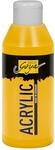 KREUL 84222 - Solo Goya Acrylic lichter Ocker, 250 ml Flasche, cremige...
