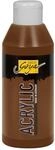 KREUL 84223 - Solo Goya Acrylic umbra, 250 ml Flasche, cremige vielseitig einsetzbare