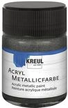 KREUL 77578 - Acryl Metallicfarbe, 50 ml Glas in metallic anthrazit, glamour&ouml;se