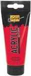 KREUL 84131 - Solo Goya Acrylic, 100 ml Tube in echtrot, cremige vielseitig