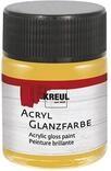 KREUL 79515 - Acryl Glanzfarbe, 50 ml Glas in gold, gl&auml;nzend-glatte Acrylfarbe...