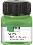 KREUL 75210 - Acryl Mattfarbe, hellgr&uuml;n im 20 ml Glas, cremig deckende,