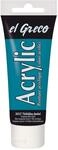KREUL 28337 - El Greco Acrylic, 75 ml Tube in t&uuml;rkisblau dunkel,...