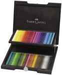 FABER-CASTELL - Polychromos Buntstifte Set 72 Farben im Holzkoffer | 72