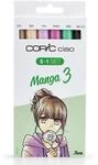 COPIC Ciao Marker 5+1 Set "Manga 3", 5 Allround-Layoutmarker mit einer...
