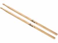 XDrum Schlagzeug Sticks 7A Wood Tip (tropfenförmiger Holzkopf, Länge: ca. 392...