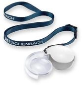 Eschenbach Optik Lupe Einschlaglupe mobilent 10,0 x, wei&szlig;, mit Umh&auml;ngekordel