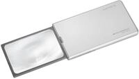 Eschenbach Optik easyPOCKET XL Lupe mit 2,5X-Vergr&ouml;&szlig;erung und Beleuchtung