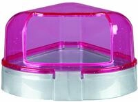 Trixie 6256 Ecktoilette mit Dach, 14 &times; 8 &times; 11/11 cm