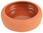 Trixie Keramikschale mit abgerundetem Rand, 250 ml, terracotta