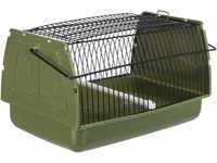 TRIXIE Transportbox für Vögel und Kleintiere, 22 × 14 × 15 cm, 5901, grün,