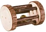 Trixie 61654 Natural Living Spielrolle mit Schelle, &oslash; 5 &times; 7 cm