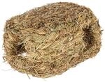 Kerbl Pet Grashaus mit Zwei Eing&auml;ngen, Nagerhaus, Kleintierhaus, 28x18x15cm, Gras,