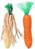 Trixie TX-6192 Set of Straw Toys Corn on The cob and Carrot 15cm