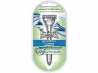 Wilkinson Sword Quattro Titanium Sensitive Rasierer, mit 1 Klinge, 1 St