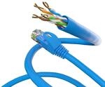 Goobay 68355 CAT 5e Patchkabel, U/UTP, Blau