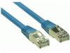 Patchkabel, Cat. 5e, SF/UTP, blau, ca. 0,25m, Good Connections®