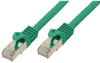 Netzwerkkabel S/FTP PIMF Cat. 7 5,00 Meter grün Patchkabel Gigabit Ethernet...