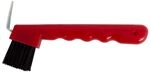 Kerbl Hufauskratzer mit B&uuml;rste rot