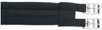 Kerbl Sattelgurt, Gepolstert, Rollenschnallen, Baumwollgurt, Schwarz 100-140cm