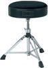 GEWA Schlagzeughocker/Drumhocker runder Sitz, schwarz, höhenverstellbar,