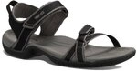 Teva Verra, Damen Sandalen Schwarz Schwarz (Black) 36