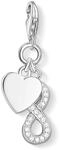 THOMAS SABO Damen Charm-Anh&auml;nger Herz Fl&uuml;gel Charm Club 925 Sterling Silber