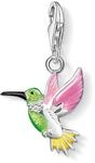 THOMAS SABO Damen Charm-Anh&auml;nger Schmetterling wei&szlig;e Steine Charm Club 925