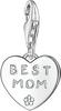 Thomas Sabo Damen Charm-Anhänger Beste Mutter Best Mom Charm Club 925 Sterling