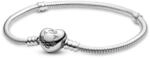 PANDORA Moments Schlangen-Gliederarmband mit Herz-Verschluss aus...
