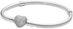 PANDORA Armband 590727CZ-17 Women's Silber Herz Zirkonia Armband