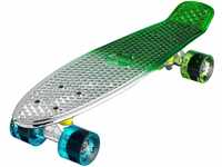 Ridge Skateboards 22" Neochrome Mini Cruiser Board Skateboard, komplett, 55cm