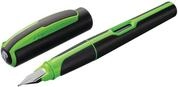 Pelikan Style F&uuml;llhalter Neon Gr&uuml;n, Feder M, Patronenf&uuml;llsystem, f&uuml;r...
