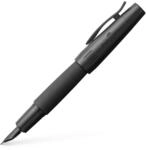 FABER-CASTELL - F&uuml;ller e-motion Pure Black, Feder F | F&uuml;llfederhalter im schwarzen
