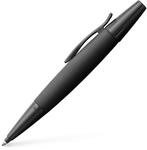 FABER-CASTELL - Kugelschreiber e-motion Pure Black, Mine B | Komplett schwarzes