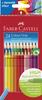 Faber-Castell 112424 - Buntstifte Set Colour Grip 2001, 24 Stück im Kartonetui