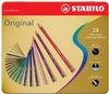 Premium-Buntstift - STABILO Original - ARTY+ - 24er Metalletui - mit 24 verschiedenen